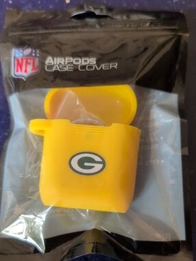 Green Bay Packers Yellow AirPods Case Cover - NFL Licensed
